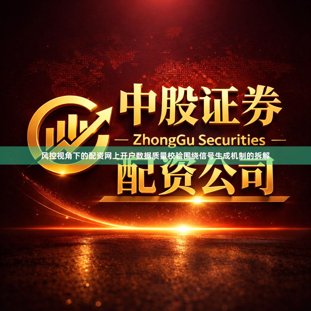 风控视角下的配资网上开户数据质量校验围绕信号生成机制的拆解