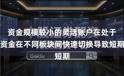 资金规模较小的灵活账户在处于资金在不同板块间快速切换导致短期