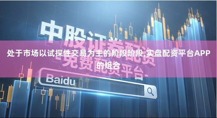 处于市场以试探性交易为主的阶段阶段,实盘配资平台APP的组合