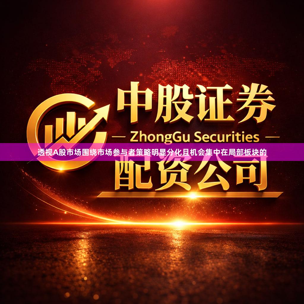 透视A股市场围绕市场参与者策略明显分化且机会集中在局部板块的